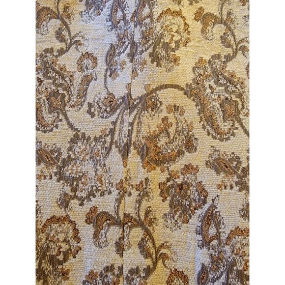 Classiques Entier Womens Tan and Brown Brocade Style Dress Coat sz Small Petite - Picture 5 of 9